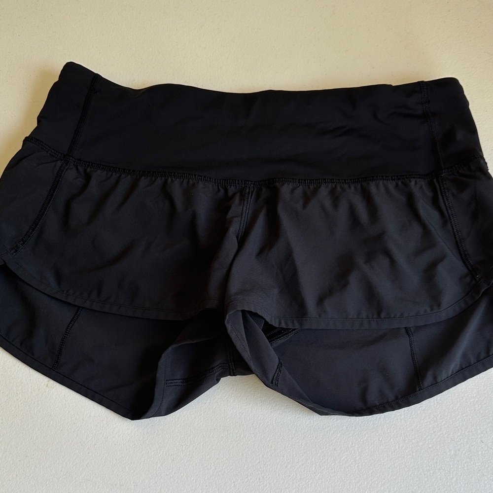 Lululemon Athletica Black Athletic Shorts Lightweight Performance